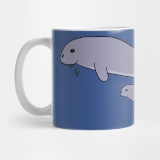 Dugong Mother and Child Mug